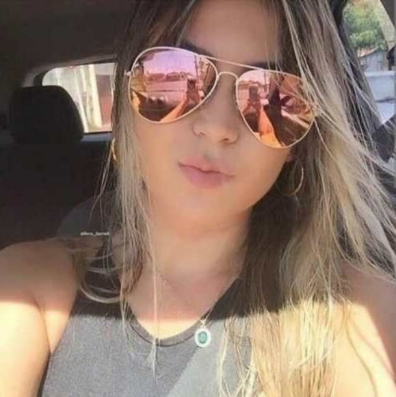 Ray-Ban Aviator Copper Pink Mirror RB3025 New - Picture 10 of 10